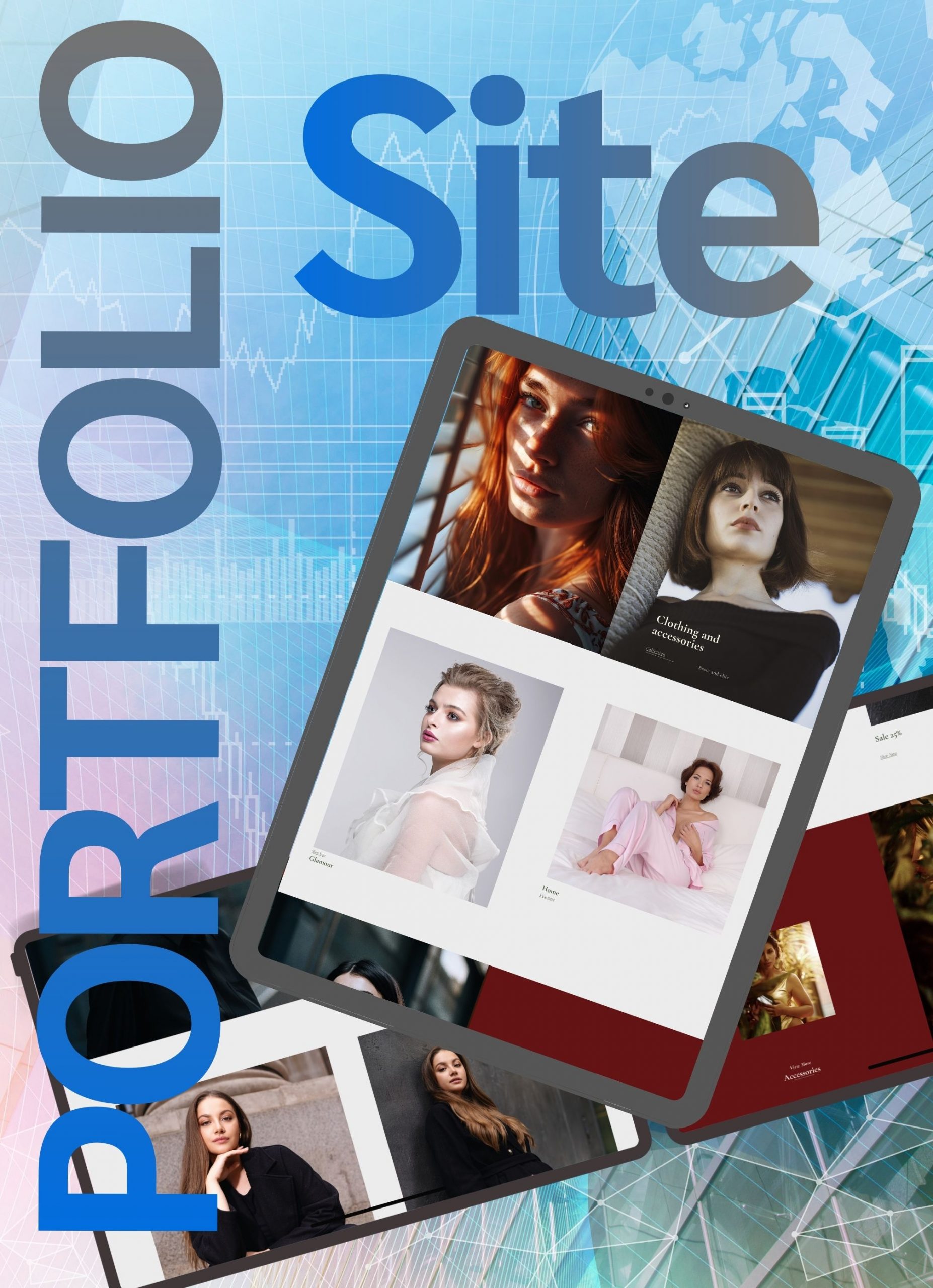 Kreative Portfolio Website für Selbstständige in Magdeburg, Hamburg, Frankfurt und Hannover